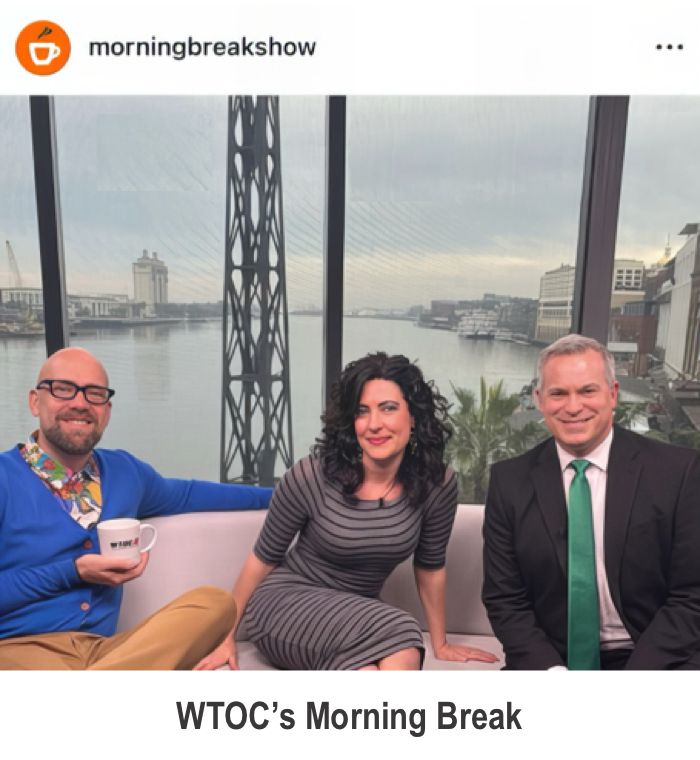 WTOC Morning Break Broadcasters Panel Screen
