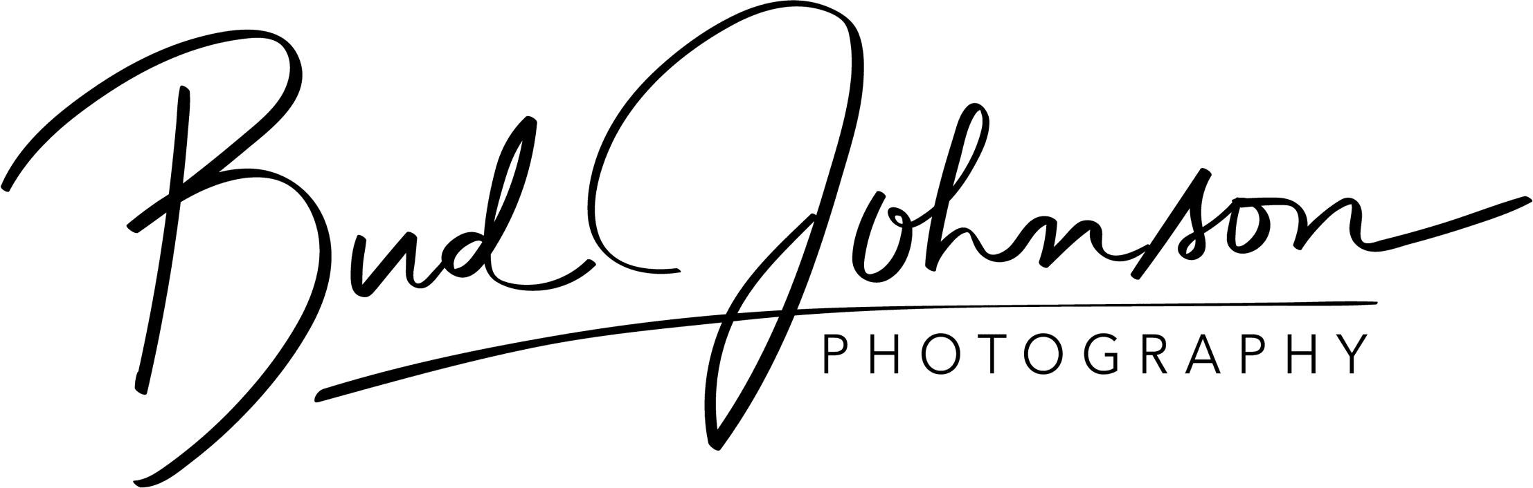 bud johnson photography logo