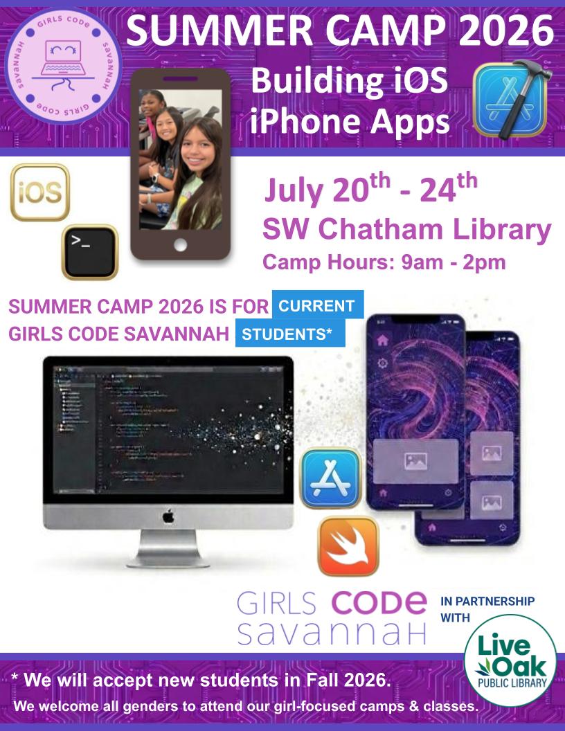 Summer Camp 2026 flyer