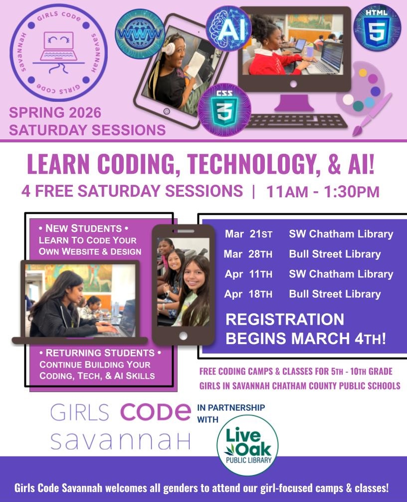 Spring 2026 Saturday Sessions flyer